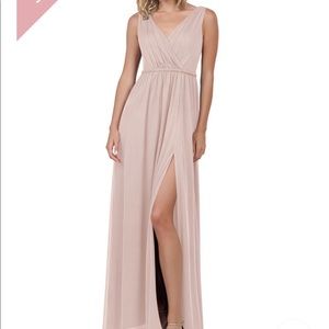 Azazie Tanicia Dress - Vintage Rose